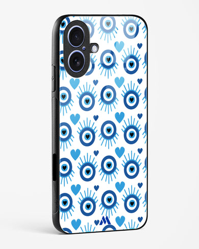 Eye Heart Embrace Glass Case Phone Cover (Apple)