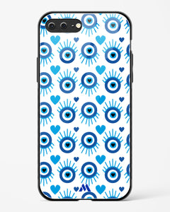Eye Heart Embrace Glass Case Phone Cover (Apple)