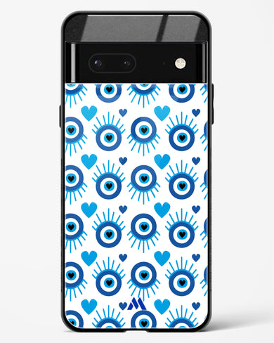 Eye Heart Embrace Glass Case Phone Cover (Google)