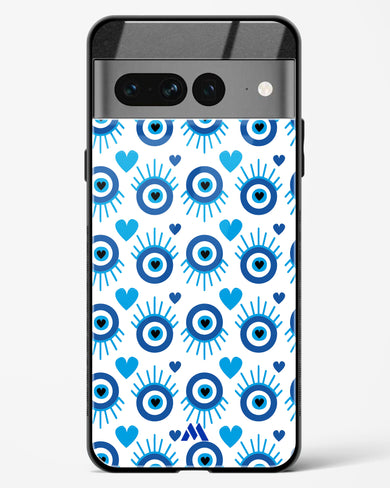 Eye Heart Embrace Glass Case Phone Cover (Google)