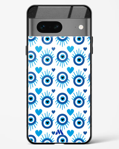 Eye Heart Embrace Glass Case Phone Cover (Google)