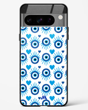 Eye Heart Embrace Glass Case Phone Cover-(Google)