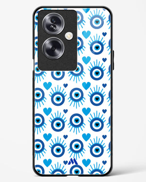 Eye Heart Embrace Glass Case Phone Cover (Oppo)