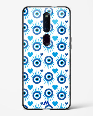 Eye Heart Embrace Glass Case Phone Cover (Oppo)