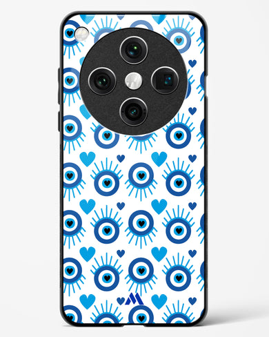 Eye Heart Embrace Glass Case Phone Cover (Oppo)