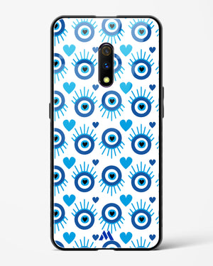 Eye Heart Embrace Glass Case Phone Cover (Oppo)