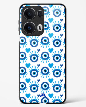 Eye Heart Embrace Glass Case Phone Cover (Oppo)