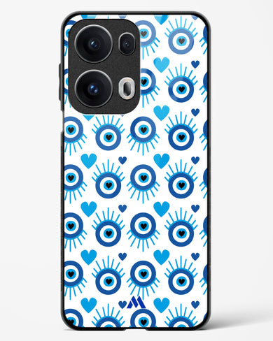 Eye Heart Embrace Glass Case Phone Cover (Oppo)