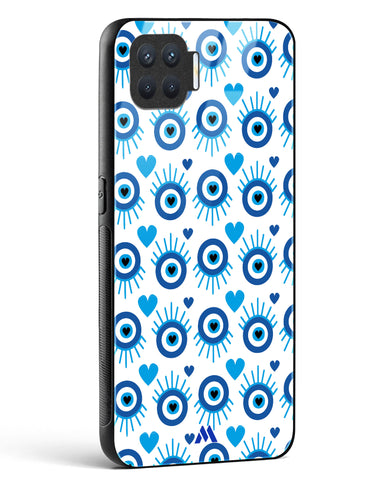 Eye Heart Embrace Glass Case Phone Cover (Oppo)