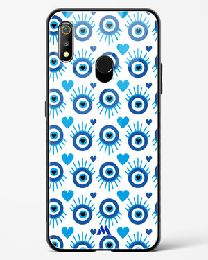 Eye Heart Embrace Glass Case Phone Cover-(Realme)