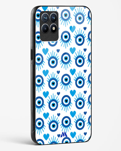 Eye Heart Embrace Glass Case Phone Cover-(Realme)