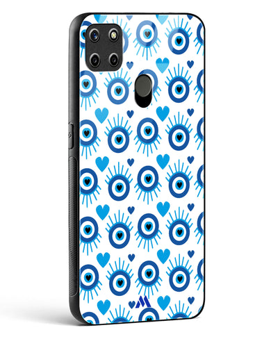 Eye Heart Embrace Glass Case Phone Cover (Realme)