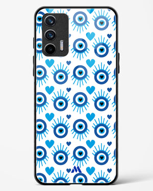Eye Heart Embrace Glass Case Phone Cover (Realme)
