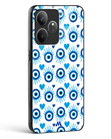 Eye Heart Embrace Glass Case Phone Cover (Realme)