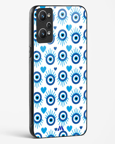 Eye Heart Embrace Glass Case Phone Cover (Realme)