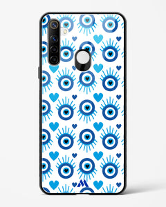 Eye Heart Embrace Glass Case Phone Cover (Realme)