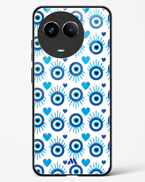 Eye Heart Embrace Glass Case Phone Cover (Realme)