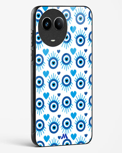 Eye Heart Embrace Glass Case Phone Cover (Realme)