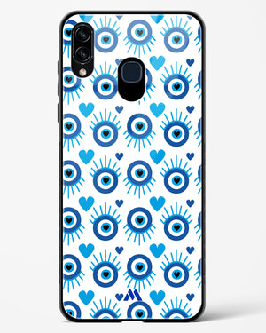 Eye Heart Embrace Glass Case Phone Cover-(Samsung)