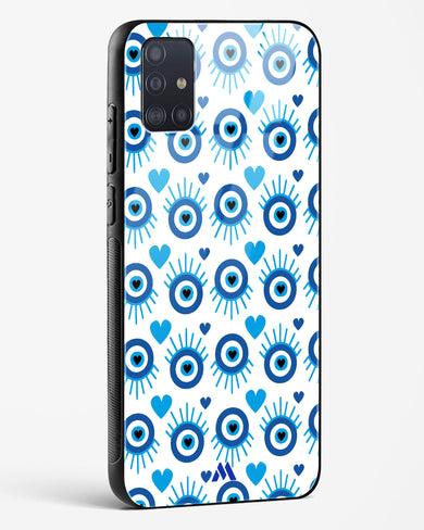 Eye Heart Embrace Glass Case Phone Cover-(Samsung)