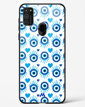 Eye Heart Embrace Glass Case Phone Cover (Samsung)
