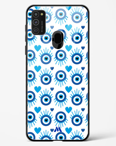 Eye Heart Embrace Glass Case Phone Cover (Samsung)