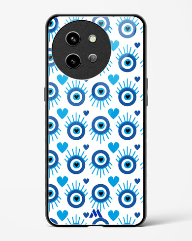 Eye Heart Embrace Glass Case Phone Cover (Vivo)