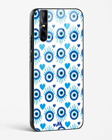 Eye Heart Embrace Glass Case Phone Cover (Vivo)