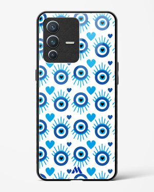Eye Heart Embrace Glass Case Phone Cover (Vivo)