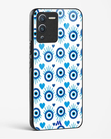 Eye Heart Embrace Glass Case Phone Cover (Vivo)