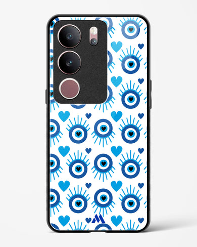 Eye Heart Embrace Glass Case Phone Cover (Vivo)