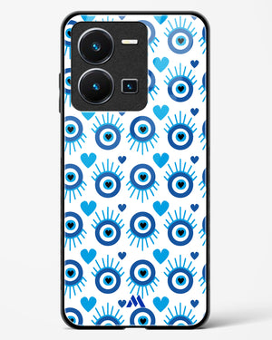 Eye Heart Embrace Glass Case Phone Cover (Vivo)