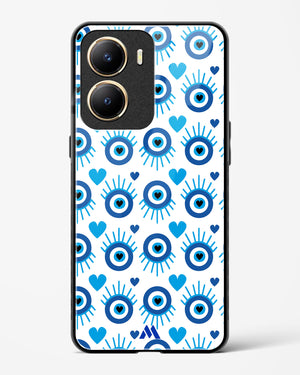 Eye Heart Embrace Glass Case Phone Cover-(Vivo)