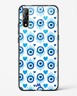 Eye Heart Embrace Glass Case Phone Cover-(Vivo)