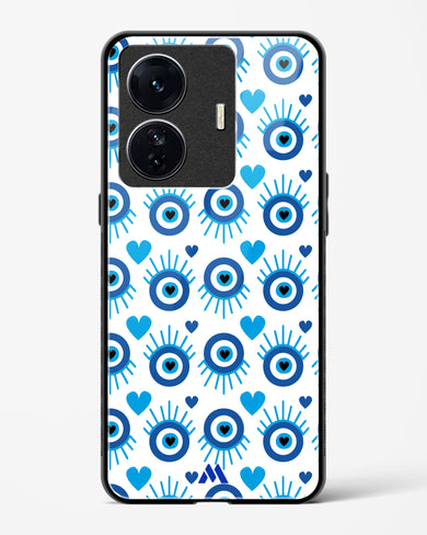Eye Heart Embrace Glass Case Phone Cover (Vivo)