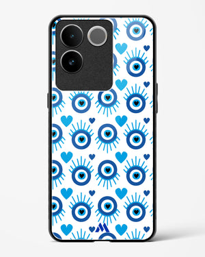 Eye Heart Embrace Glass Case Phone Cover-(Vivo)