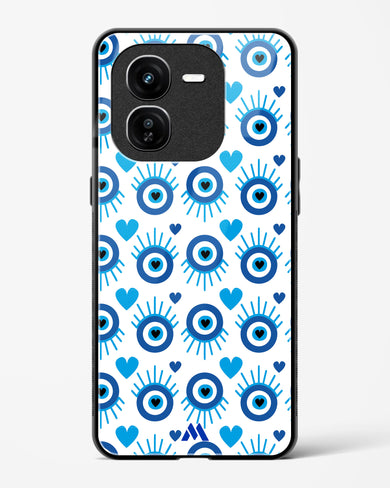 Eye Heart Embrace Glass Case Phone Cover (Vivo)