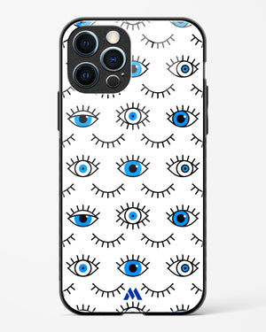 Eyes Wide Shut Glass Case Phone Cover-(Apple)