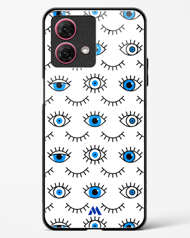 Eyes Wide Shut Glass Case Phone Cover (Motorola)