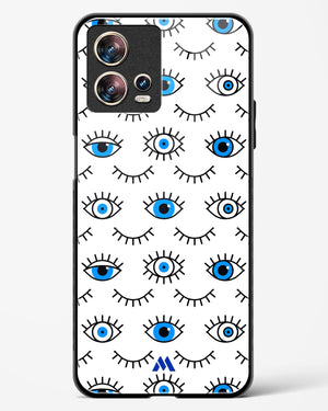 Eyes Wide Shut Glass Case Phone Cover (Motorola)