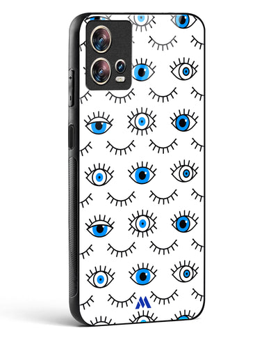 Eyes Wide Shut Glass Case Phone Cover (Motorola)