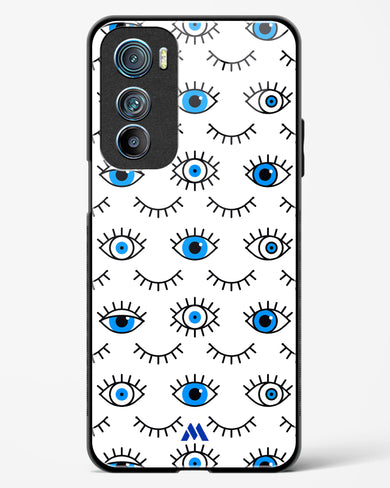 Eyes Wide Shut Glass Case Phone Cover (Motorola)