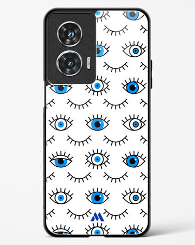 Eyes Wide Shut Glass Case Phone Cover (Motorola)