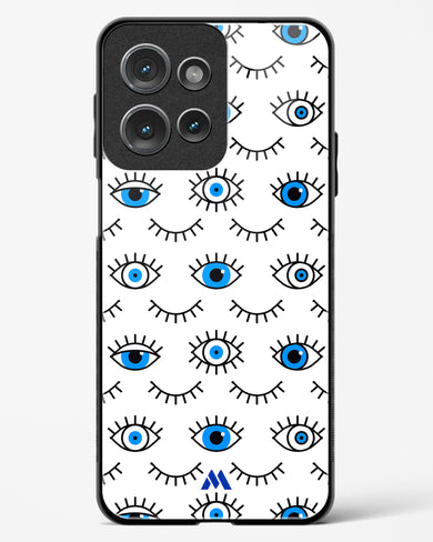 Eyes Wide Shut Glass Case Phone Cover (Motorola)