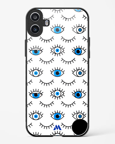 Eyes Wide Shut Glass Case Phone Cover (Nothing)