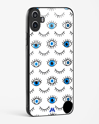 Eyes Wide Shut Glass Case Phone Cover (Nothing)