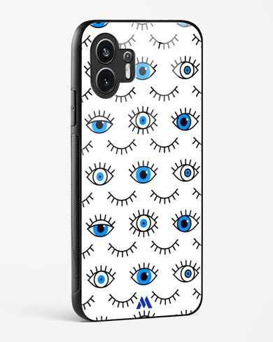 Eyes Wide Shut Glass Case Phone Cover (Nothing)