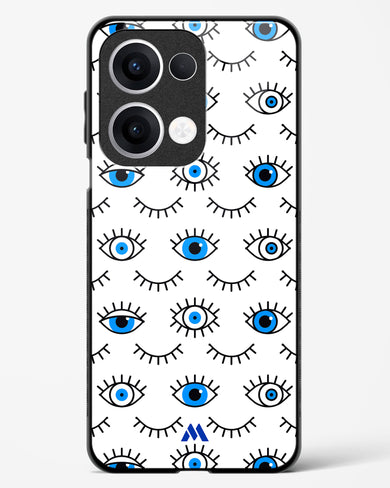 Eyes Wide Shut Glass Case Phone Cover (Oppo)