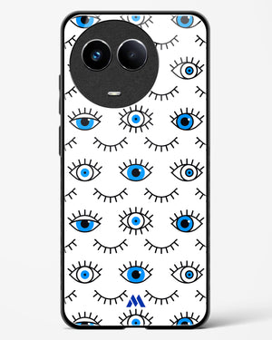 Eyes Wide Shut Glass Case Phone Cover-(Realme)