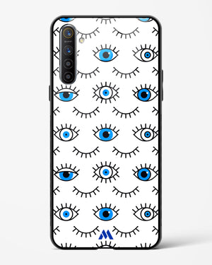 Eyes Wide Shut Glass Case Phone Cover-(Realme)